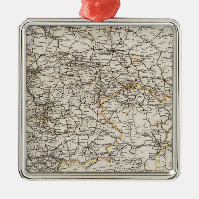 Ornamento De Metal Alemanha e países vizinhos (Frente)