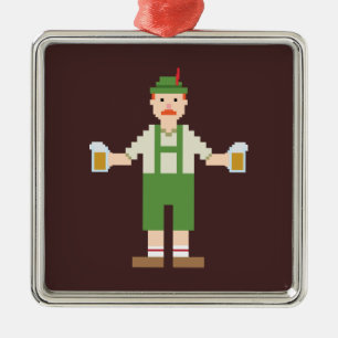 Ornamento De Metal Alemão de pixel