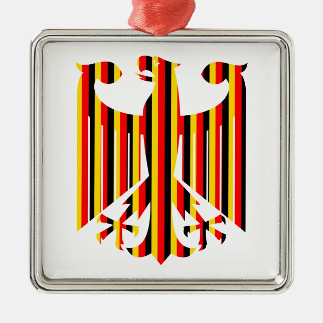 Ornamento De Metal Alemão Eagle (Frente)