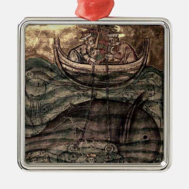 Ornamento De Metal Alexander o excelente (Frente)