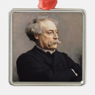 Ornamento De Metal Alexandre Dumas Fils 1886