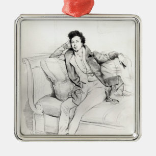 Ornamento De Metal Alexandre Dumas Pere