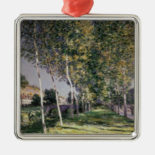 Ornamento De Metal Alfred Sisley a caminhada