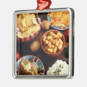Ornamento De Metal Alimentos da batata
