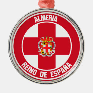 Ornamento De Metal Almería Round Emblem