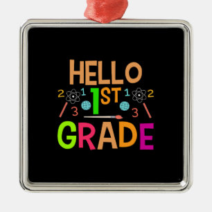 Ornamento De Metal Alô, classe 1rua