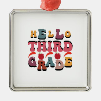 Ornamento De Metal Alô Terceiro Grau