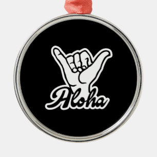 Ornamento De Metal Aloha Shaka Hand, sinal de Hang Loose