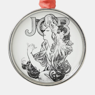 Ornamento De Metal Alphonse Mucha JOB ISOGS