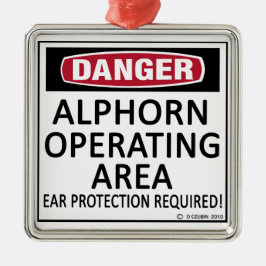 Ornamento De Metal Alphorn de área operacional