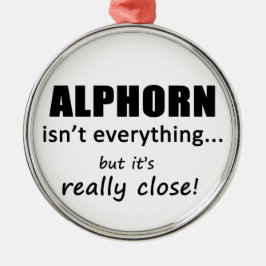 Ornamento De Metal Alphorn não é tudo