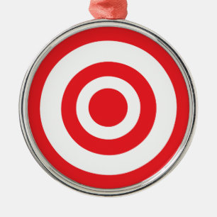 Ornamento De Metal Alvo do Bullseye