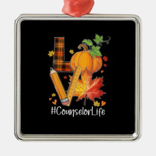 Ornamento De Metal AMAR Conselheiro A Queda da Vida Deixa A Bomba da