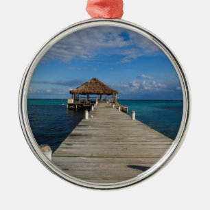 Ornamento De Metal Ambergris Caye Belize