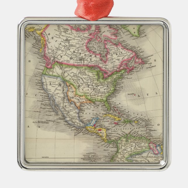 Ornamento De Metal América (Frente)