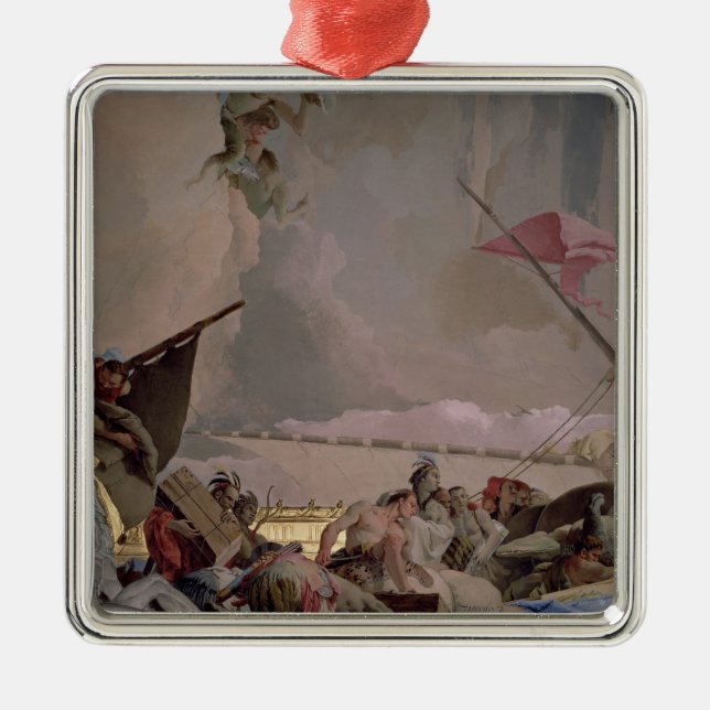 Ornamento De Metal América, detalhe da glória da espanha II (Frente)