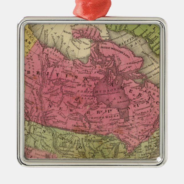 Ornamento De Metal America do Norte 36 (Frente)