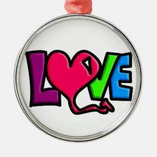 Ornamento De Metal Amor