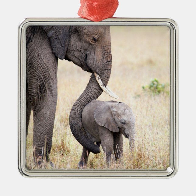 Ornamento De Metal Amor maternal (Frente)