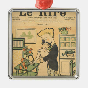 Ornamento De Metal Amor verdadeiro