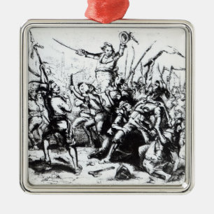 Ornamento De Metal Amotinadores do Luddite, 1811-12