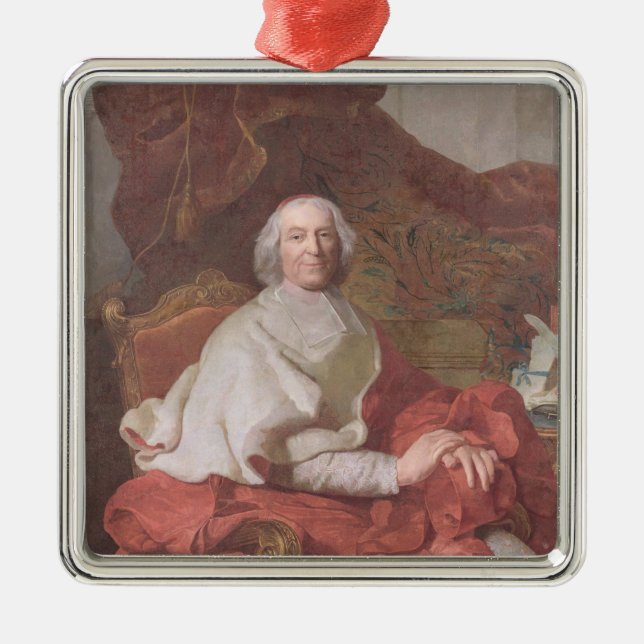 Ornamento De Metal Andre cardinal Hercule de Fleury (Frente)