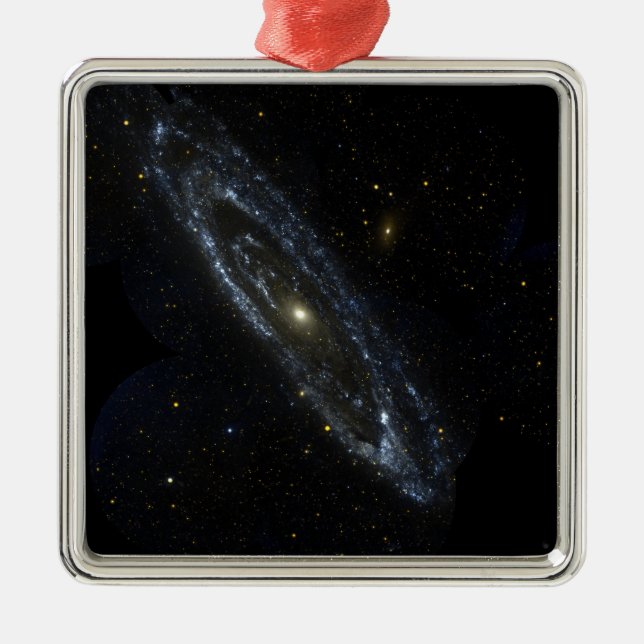 Ornamento De Metal Andromeda Galaxy (Frente)
