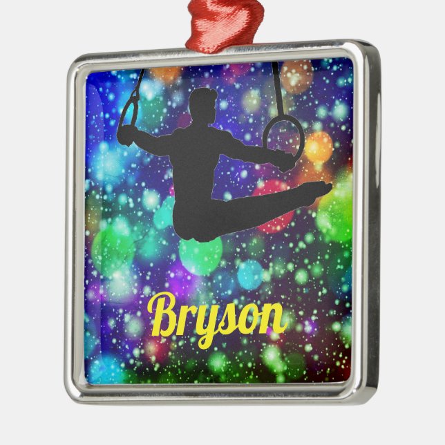 Ornamento De Metal Anéis de ginástica de rapazes (Esquerda)