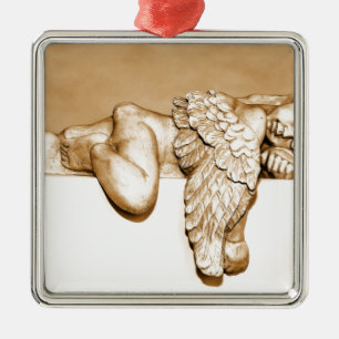 Ornamento De Metal Angel