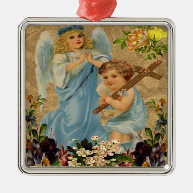 Ornamento De Metal Angel Children Ornament (Frente)