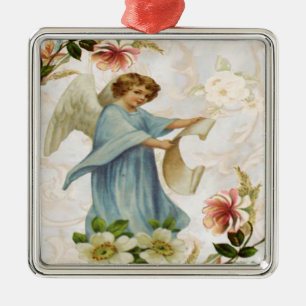 Ornamento De Metal Angelic Ornament