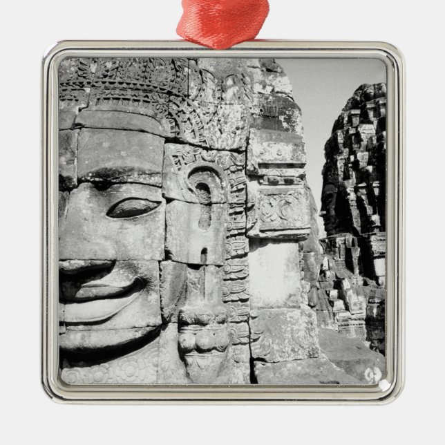 Ornamento De Metal Angkor Camboja, Chefes do Bayon (Frente)