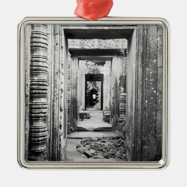 Ornamento De Metal Angkor Camboja, Portos Preah Khan (Frente)