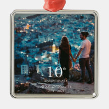 Aniversário personalizado foto casamento elegante 