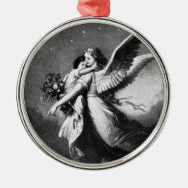 Ornamento De Metal Anjo-da-guarda na noite