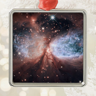 Ornamento De Metal Anjo de Neve de Hubble