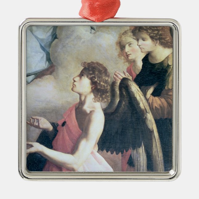 Ornamento De Metal Anjos (Frente)