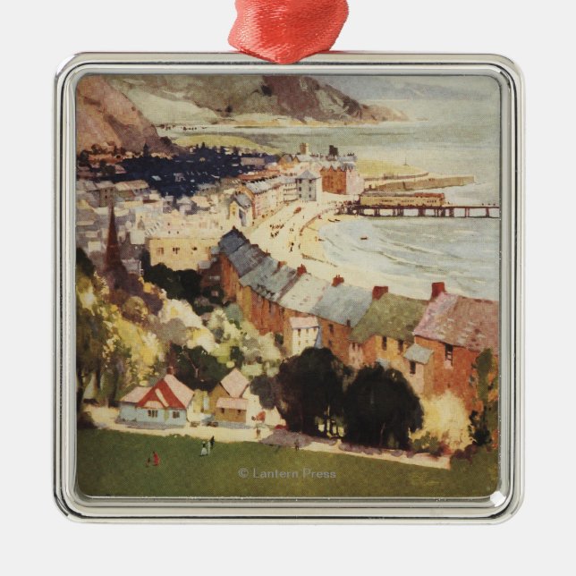 Ornamento De Metal Antena do poster britânico das estradas de ferro (Frente)