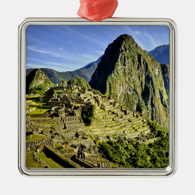 Ornamento De Metal Antiga Machu Picchu, último refúgio da (Frente)