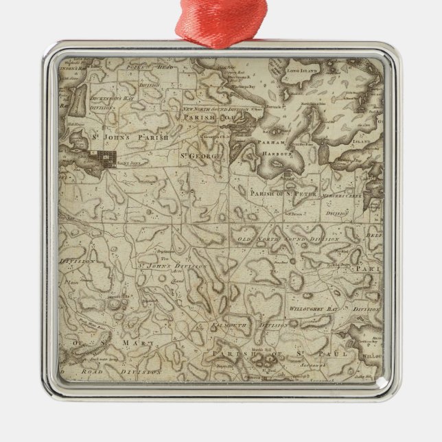 Ornamento De Metal Antígua (Frente)