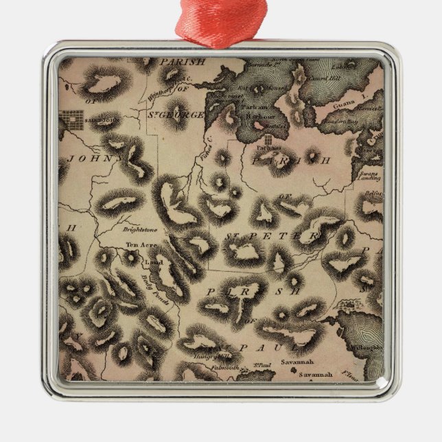 Ornamento De Metal Antígua 2 (Frente)