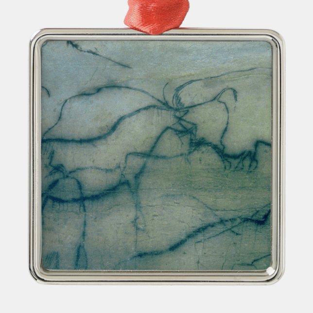 Ornamento De Metal Antílope e bisonte, Perigordian (pintura de (Frente)