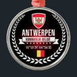 Ornamento De Metal Antuérpia<br><div class="desc">Antuérpia</div>