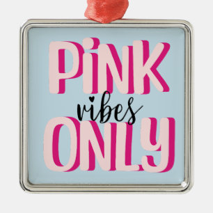 Ornamento De Metal Apenas frascos rosa