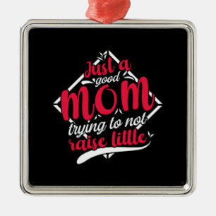 Ornamento De Metal Apenas Uma Boa Mãe