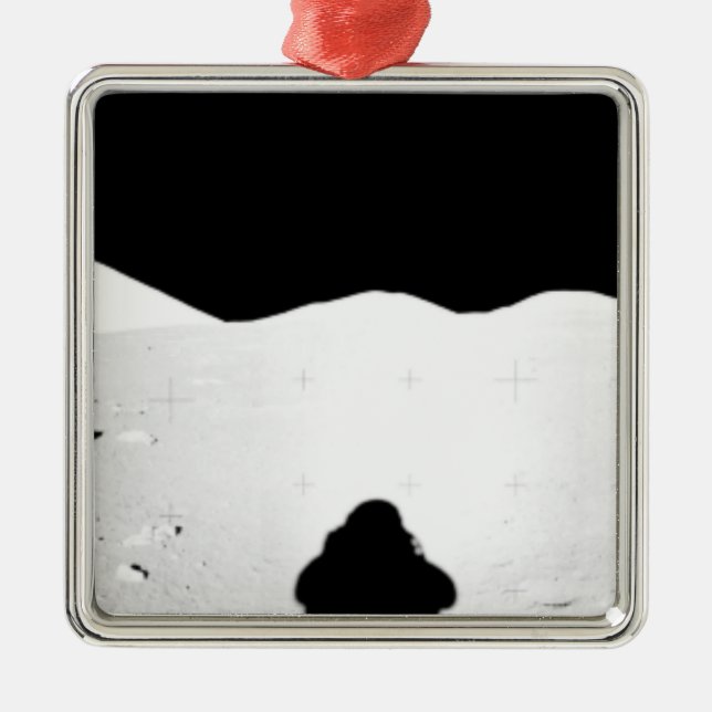 Ornamento De Metal Apollo 17 panorama montado 2 (Frente)