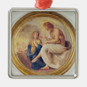 Ornamento De Metal Apollo e Phaethon, c.1634 (fresco)