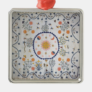 Ornamento De Metal Applique a edredão com Sun, lua, estrelas