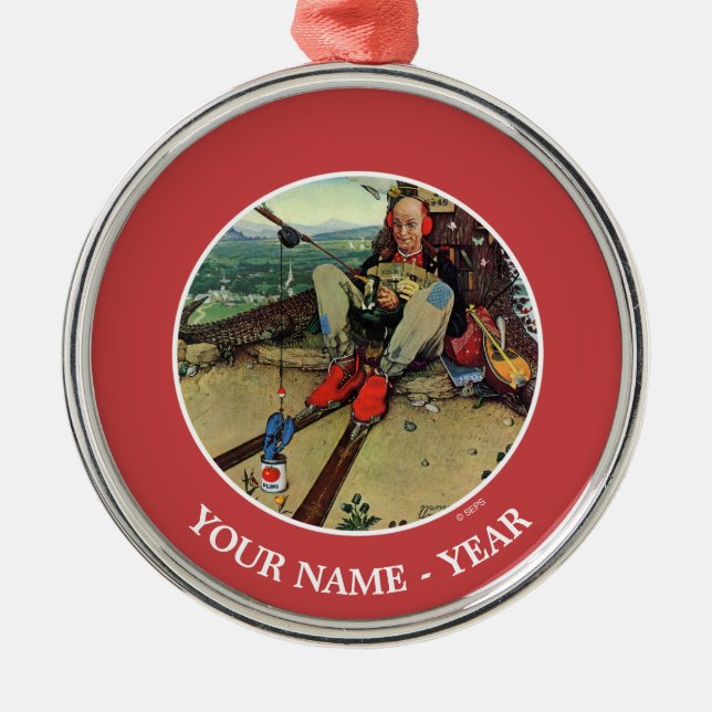 Ornamento De Metal April Fool, 1945 (Frente)