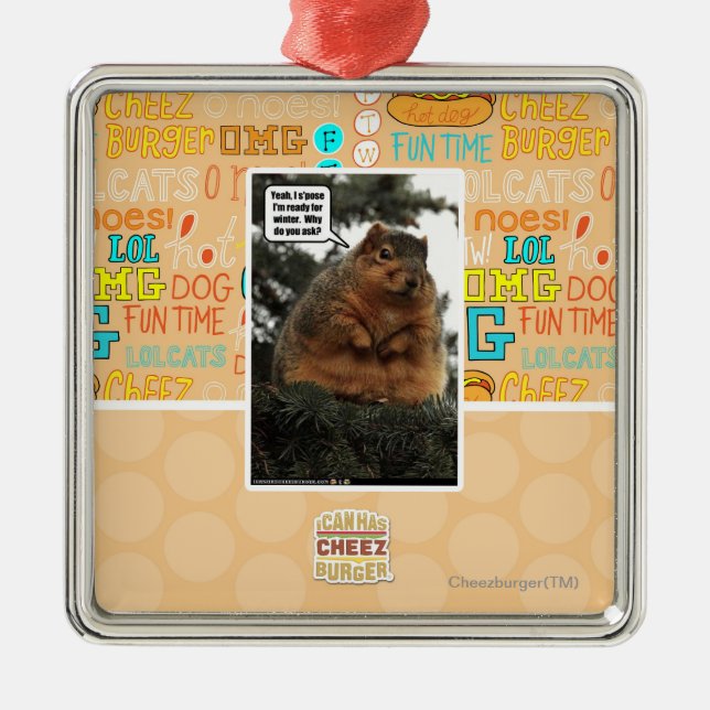 Ornamento De Metal Apronte para o inverno (Frente)